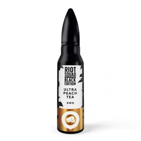 Riot Squad Black Edition Ultra Peach Tea Shortfill 50ml
