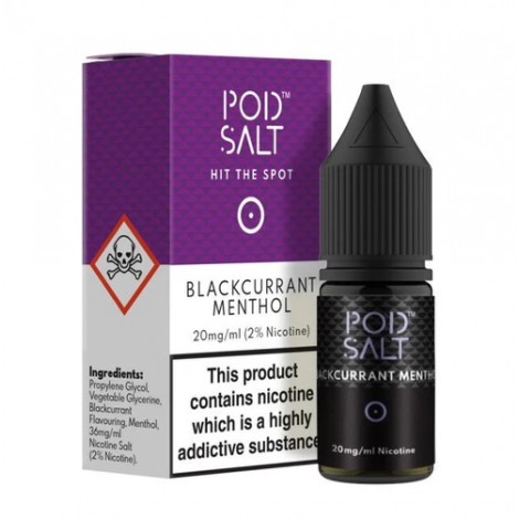 Pod Salt Blackcurrant Menthol Nic Salt 10ml