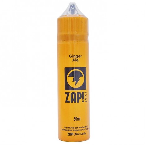 Zap! Juice Ginger Ale Shortfill E-liquid 50ml ( Free Nic Salt Included)