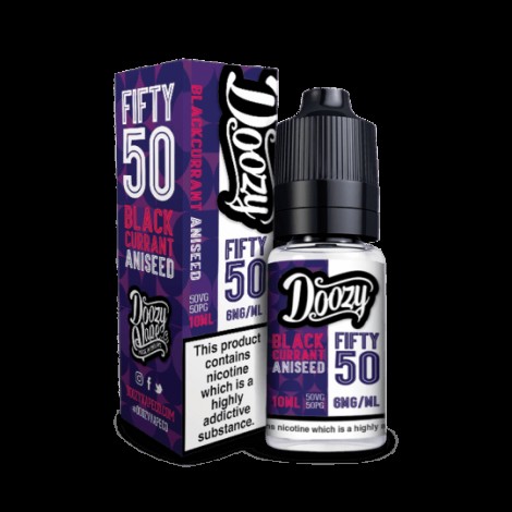 Doozy Fifty 50 Blackcurrant Aniseed E-liquid 10ml