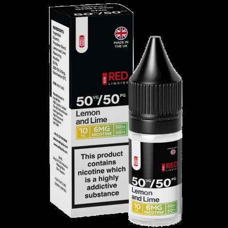 Red Liquids 50/50 Lemon and Lime E-liquid 10ml