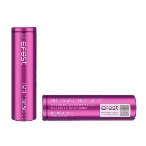 Efest 18650 3000mAh 35A IMR Battery