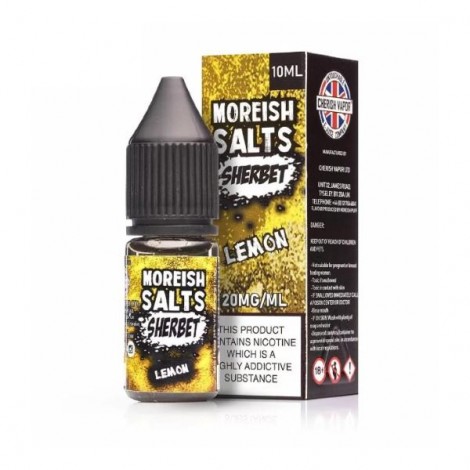 Moreish Puff Lemon Sherbet Nic Salt E-liquid 10ml