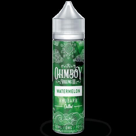 Ohm Boy Volume III Watermelon Rhubarb Chilled Shortfill 50ml