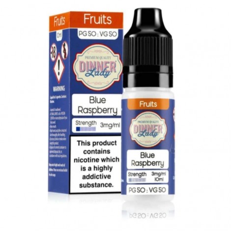 Dinner Lady Fruits 50/50 Blue Raspberry E-liquid 10ml