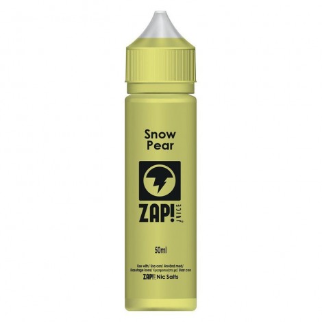 Zap! Juice Snow Pear Shortfill E-liquid 50ml (Free Nic Salt Included)