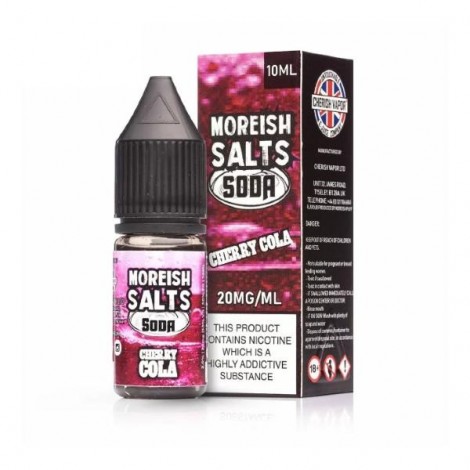 Moreish Puff Cherry Cola Soda Nic Salt E-liquid 10ml