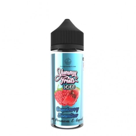 The Vape Makers Yummy Fruits Raspberry Sensation Iced Shortfill 100ml