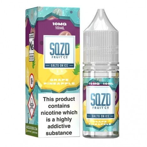 SQZD On Ice Grape Pineapple Nic Salt 10ml