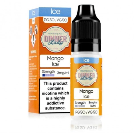 Dinner Lady Ice 50/50 Mango Ice E-liquid 10ml