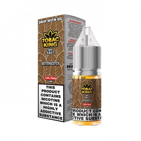 Tobac King on Salt Butterscotch Nic Salt 10ml