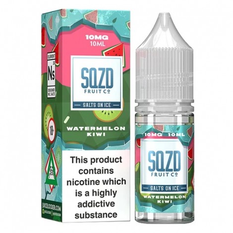 SQZD On Ice Watermelon Kiwi Nic Salt 10ml