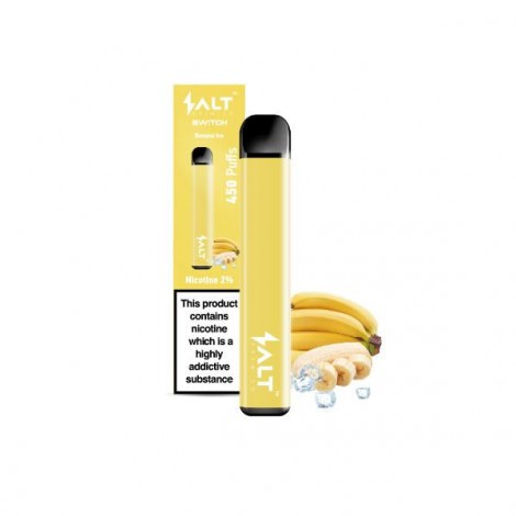 SALT Switch Banana Ice Salt Brew Co Disposable Vape