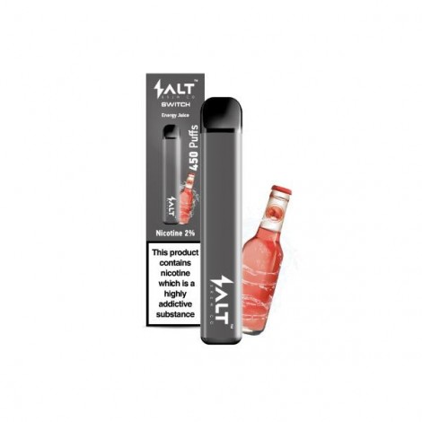 SALT Switch Energy Juice Salt Brew Co Disposable Vape