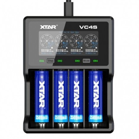 XTAR VC4S 4 Bay Battery Charger