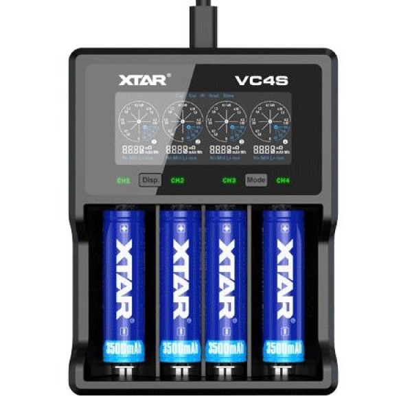 XTAR VC4S 4 Bay Batt...