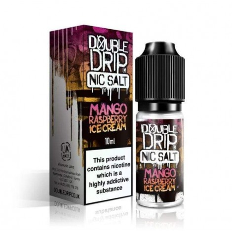 Double Drip Mango Raspberry Ice Cream Nic Salt 10ml