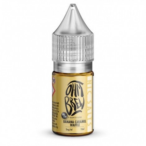 Ohm Brew Banana Caramel Waffle Nic Salt 10ml