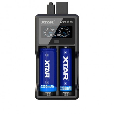 XTAR VC2S 2 Bay Charger