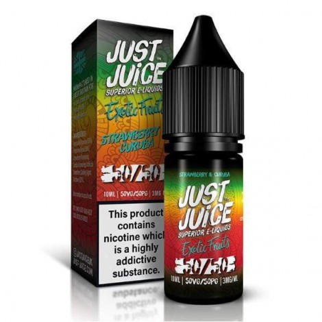 Just Juice Exotic Fruits 50/50 Strawberry & Curuba E-liquid 10ml