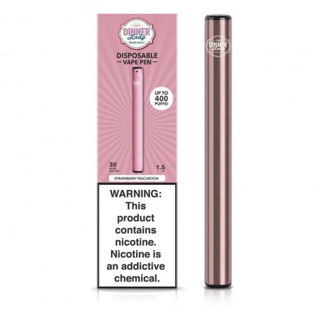 Dinner Lady Strawberry Macaroon Disposable Vape Pen