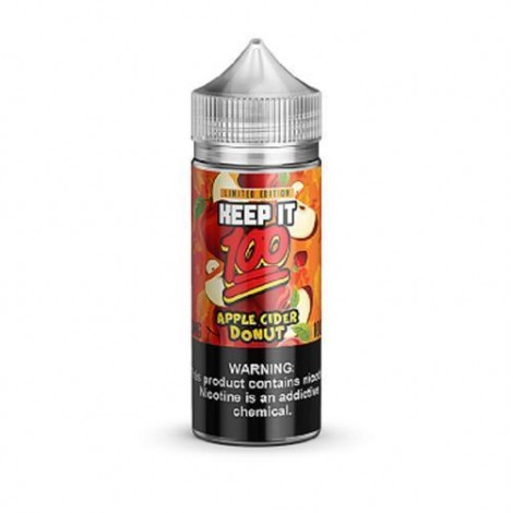 Keep It 100 Apple Cider Donut Shortfill E-liquid 100ml