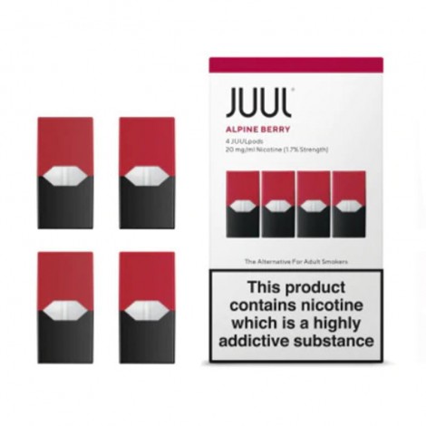 JUUL Alpine Berry Nic Salt E-Liquid Prefilled Pods 4PCS