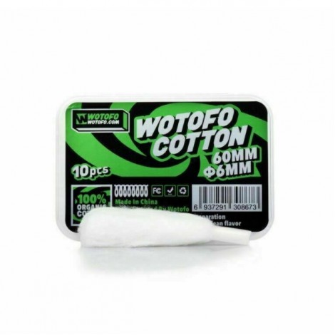 Wotofo Agleted Organic Cotton 6MM 10PCS