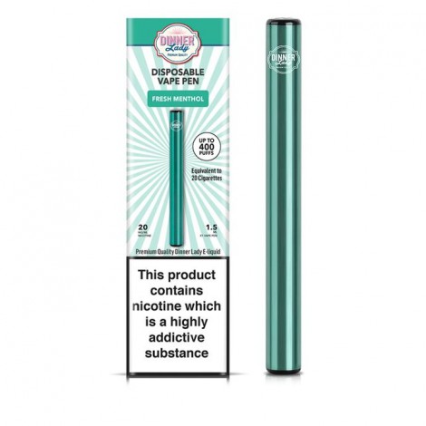 Dinner Lady Fresh Menthol Disposable Vape Pen